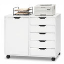 5-Drawer Mobile Storage Cabinet with Adjustable Shelf by LJGDeals