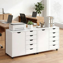 5-Drawer Mobile Storage Cabinet with Adjustable Shelf by DirectDeals