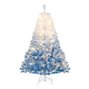 5/6/7/8 FT Artificial Christmas Tree with Warm White LED Lights and 8 Modes by LJGDeals