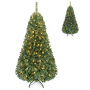 5 FT Pre-Lit Artificial Christmas Tree with Dual Color Lights by LJGDeals