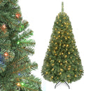 5 FT Pre-Lit Artificial Christmas Tree with Dual Color Lights by LJGDeals
