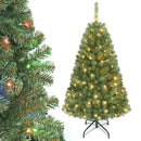 5 FT Pre-Lit Artificial Christmas Tree with Dual Color Lights by LJGDeals