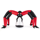 Halloween Inflatable Spider Blow Up Yard Scary Spider with Red Tunnel Light Eyes by LJGDeals