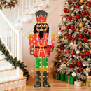 5 FT Lighted Christmas Nutcracker with Glitter Sword for Outdoor by LJGDeals