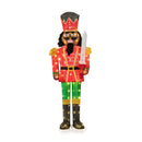 5 FT Lighted Christmas Nutcracker with Glitter Sword for Outdoor