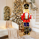 5 FT Christmas Nutcracker Outdoor Christmas Decoration with Glitter Sword by LJGDeals