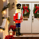 5 FT Christmas Nutcracker Outdoor Christmas Decoration with Glitter Sword by LJGDeals