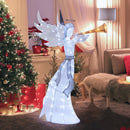 5 Feet Christmas Angel with 100 LED Lights and Ground Stakes