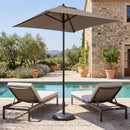 5 Foot Square Patio Market Umbrella with 4 Ribs by LJGDeals