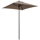 5 Foot Square Patio Market Umbrella with 4 Ribs by LJGDeals