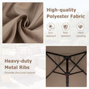 5 Foot Square Patio Market Umbrella with 4 Ribs by LJGDeals