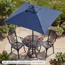 5 Foot Square Patio Market Umbrella with 4 Ribs by LJGDeals