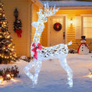 5 Feet Pre-Lit Christmas Reindeer with 100 LED Lights by LJGDeals