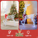 5 Feet Pre-Lit Christmas Reindeer with 100 LED Lights by LJGDeals