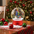 5 Ft Musical Christmas Street Lamp with 8 Tunes and Blowing Snow-Red by LJGDeals