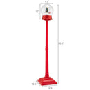 5 Ft Musical Christmas Street Lamp with 8 Tunes and Blowing Snow-Red by LJGDeals