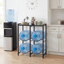 5 Gallon Water Jug Holder for 4 Bottles with Storage Shelf by LJGDeals