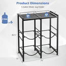 5 Gallon Water Jug Holder for 4 Bottles with Storage Shelf by LJGDeals