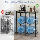 5 Gallon Water Jug Holder for 4 Bottles with Storage Shelf by LJGDeals
