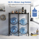 5 Gallon Water Jug Holder for 4 Bottles with Storage Shelf by LJGDeals