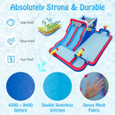 Inflatable Bounce House with 2 Water Slides and 3 Water Cannons With 735W Blower by LJGDeals