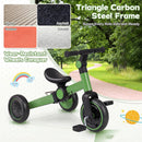 5-In-1 Toddler Bike Kids Balance Bike with Removable Pedals by LJGDeals