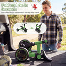 5-In-1 Toddler Bike Kids Balance Bike with Removable Pedals