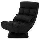 5-Level Adjustable 360° Swivel Floor Chair with Massage Pillow by LJGDeals