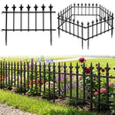 Decorative Metal Garden Fence 5-Pack or 10-Pack No-Dig by DirectDeals