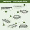 Decorative Metal Garden Fence 5-Pack or 10-Pack No-Dig by DirectDeals
