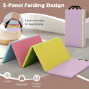 5-Panel Folding Gymnastics Mat for Kids and Adults by LJGDeals