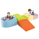 5-Piece Climb and Crawl Playset with Ball Pit for Kids by LJGDeals