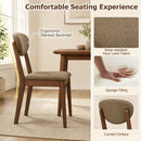 5-Piece Dining Set with Rectangular Table & 4 Fabric Chairs by LJGDeals