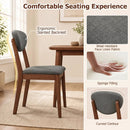5-Piece Dining Set with Rectangular Table & 4 Fabric Chairs by LJGDeals