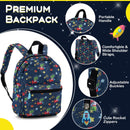 5 Piece Kids Luggage Set with Backpack Neck Pillow Name Tag Lunch Bag by LJGDeals