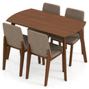 5-Piece Kitchen Table and Upholstered Chairs by DirectDeals