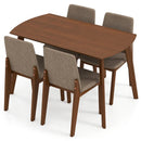 5-Piece Kitchen Table and Upholstered Chairs by LJGDeals