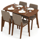 5-Piece Kitchen Table and Upholstered Chairs by LJGDeals