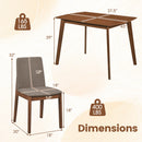 5-Piece Kitchen Table and Upholstered Chairs by DirectDeals