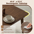 5-Piece Solid Wood Dining Table Set for Small Space by LJGDeals