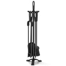 5 Pieces Fireplace Tool Set Fireplace Accessories with Poker by LJGDeals