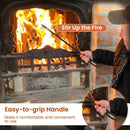 5 Pieces Fireplace Tool Set Fireplace Accessories with Poker by LJGDeals