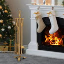 5 Pieces Fireplace Tool Set Fireplace Accessories with Poker by LJGDeals