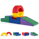 5 Pieces Kids Climbing Toys with PU Leather Cover-Multicolor by LJGDeals