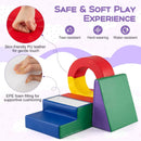 5 Pieces Kids Climbing Toys with PU Leather Cover-Multicolor by LJGDeals