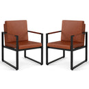 5 Pieces Living Room Set with 2 Accent Chairs and 2 Coffee Tables by LJGDeals