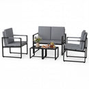 5 Pieces Living Room Set with 2 Accent Chairs and 2 Coffee Tables by LJGDeals