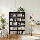 5-Shelf Storage Bookcase Modern Multi-Functional Display Cabinet by LJGDeals