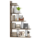 5-Tier Stepped Bookshelf 62" Tall with Metal Frame by LJGDeals