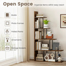 5-Tier Stepped Bookshelf 62" Tall with Metal Frame by LJGDeals